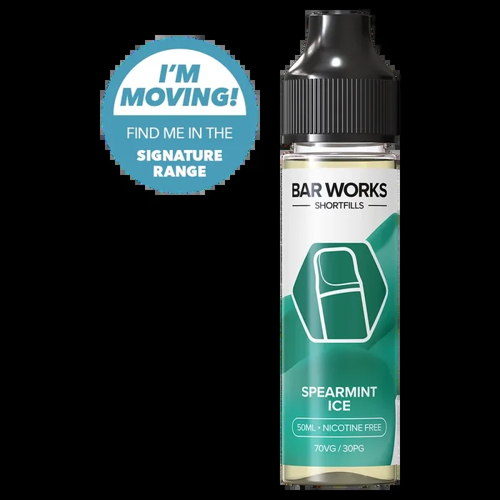 Spearmint Ice Shortfill by Bar Works – 50ml