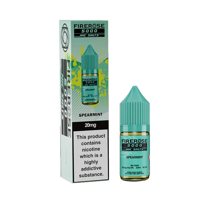 Spearmint Nic Salt E-Liquid by Firerose 5000