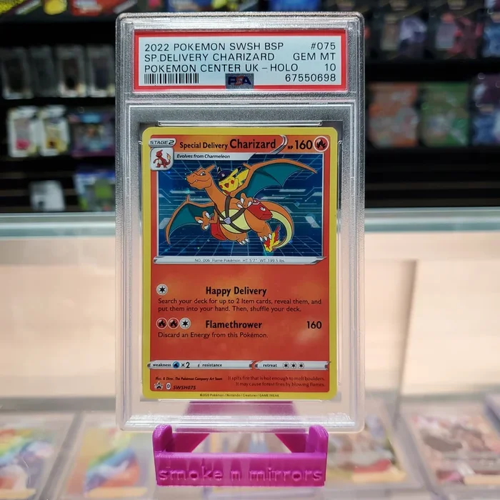 Special Delivery Charizard (SWSH075) [Sword & Shield: Black Star Promos] PSA 10