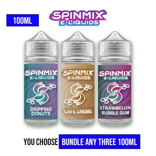 SpinMix E-Liquids 100ml Pick 3 Bundle