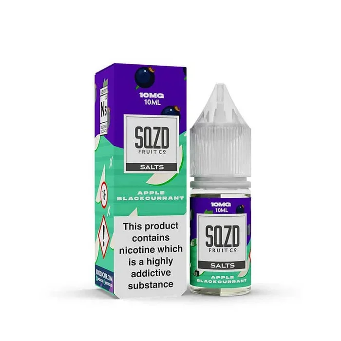 SQZD Apple Blackcurrant Nic Salts 10ml E-Liquid