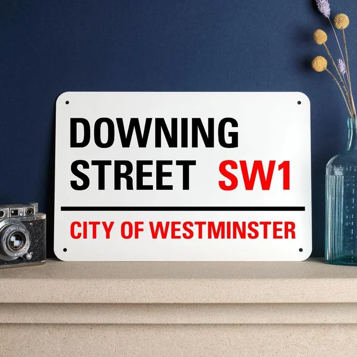 Standard London Street Sign Downing Street