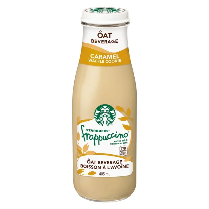 Starbucks Caramel Waffle Cookie Oat Beverage Frappuccino, 405 ml