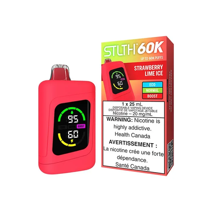 STLTH 60K Disposable – Strawberry Lime Ice (AB)