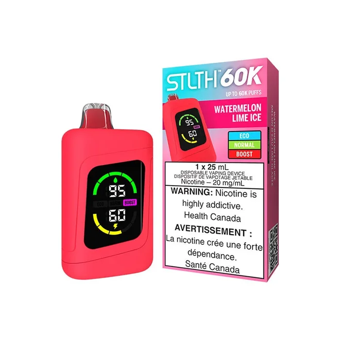 STLTH 60K Disposable – Watermelon Lime Ice (ON)
