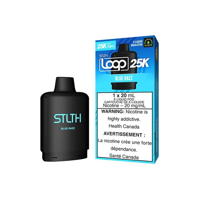 STLTH LOOP 25K Pod Pack – Blue Razz (ON)