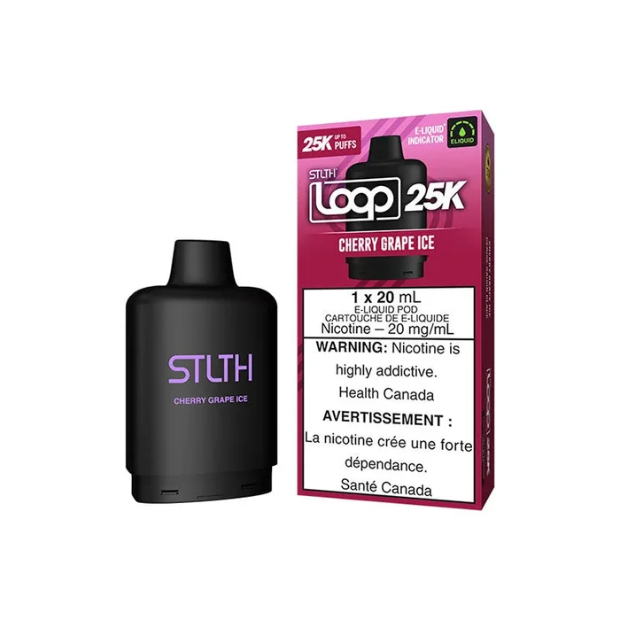 STLTH LOOP 25K Pod Pack – Cherry Grape Ice (AB)