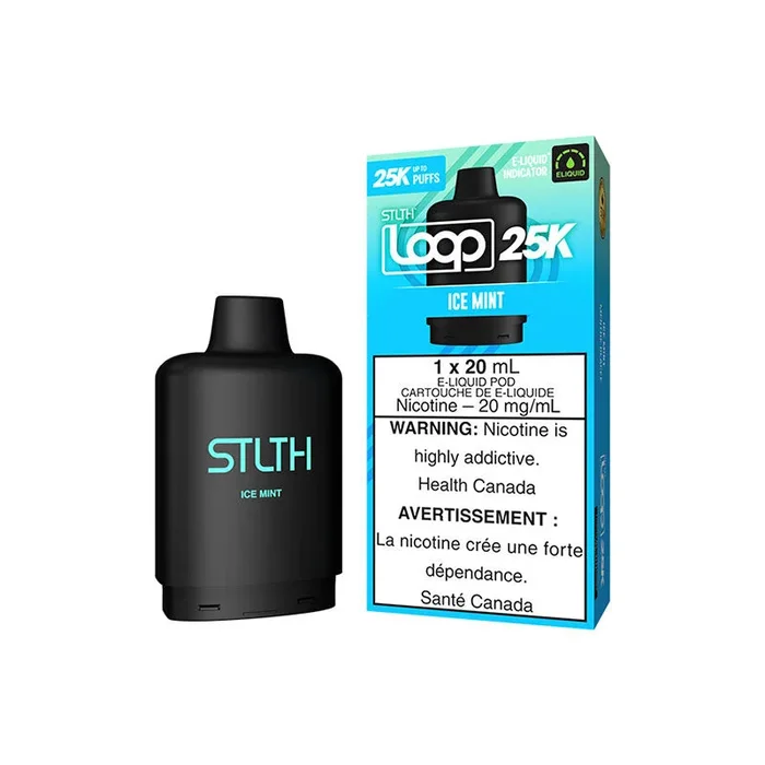 STLTH LOOP 25K Pod Pack – Ice Mint (FED)