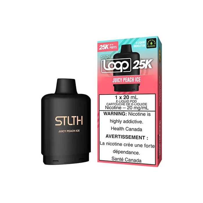 STLTH LOOP 25K Pod Pack – Juicy Peach Ice (ON)