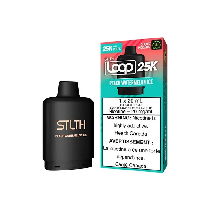 STLTH LOOP 25K Pod Pack – Peach Watermelon Ice (MB)