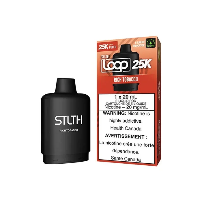 STLTH LOOP 25K Pod Pack – Rich Tobacco (MB)