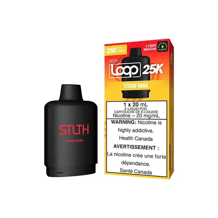 STLTH LOOP 25K Pod Pack – Straw Nana (AB)