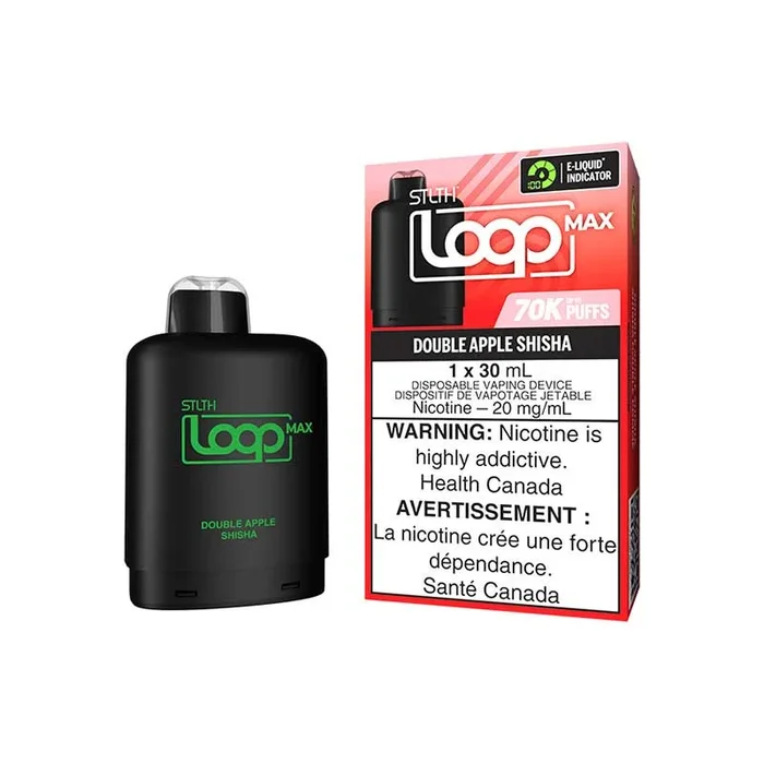 STLTH LOOP MAX Pod Pack – Double Apple Shisha (ON)