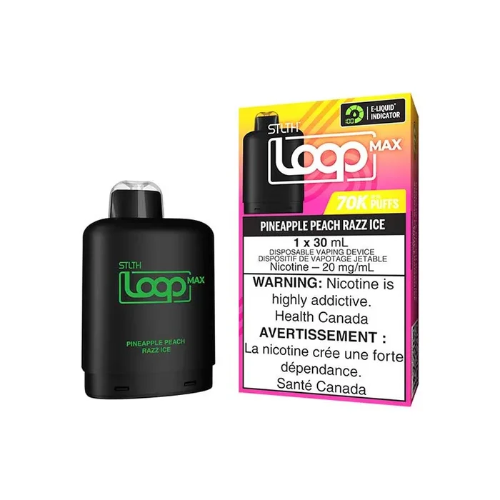 STLTH LOOP MAX Pod Pack – Pineapple Peach Razz Ice (MB)