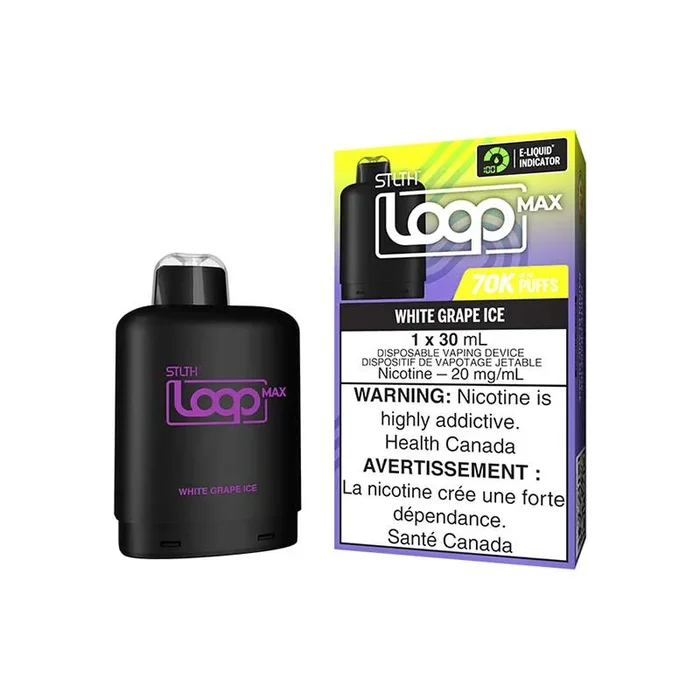 STLTH LOOP MAX Pod Pack – White Grape Ice (ON)