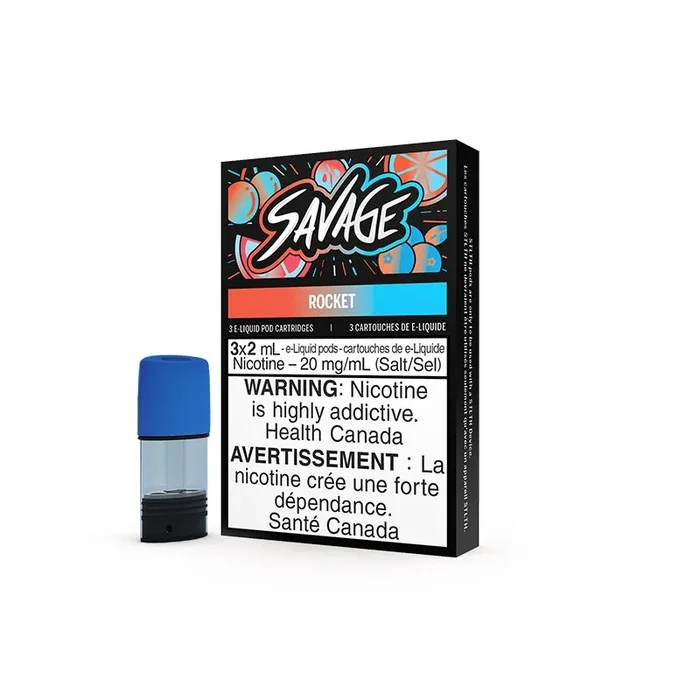 STLTH Pod Pack – SAVAGE – Rocket (3 Pack)