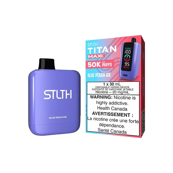 STLTH Titan Max Disposable – Blue Peach Ice (ON)
