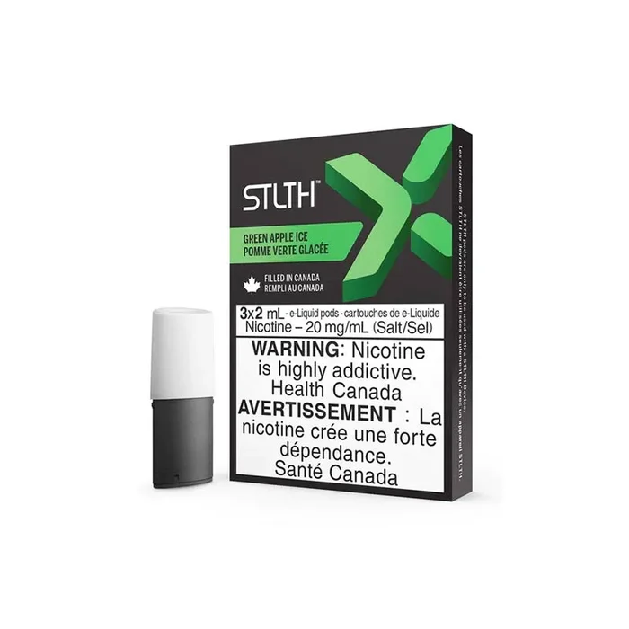 STLTH X Pod Pack – Green Apple Ice