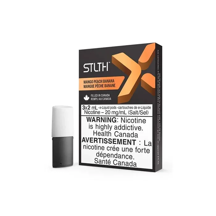 STLTH X Pod Pack – Mango Peach Banana (ON)