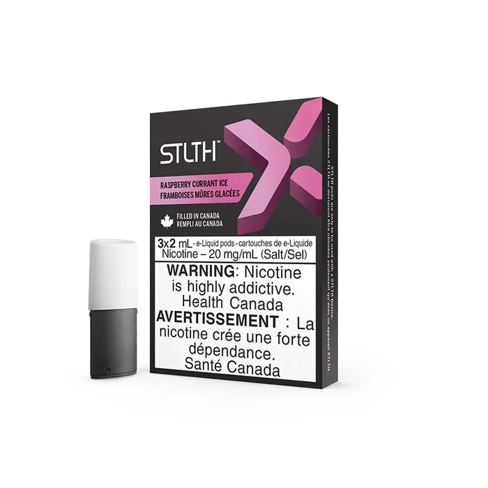 STLTH X Pod Pack – Raspberry Currant Ice (ON)
