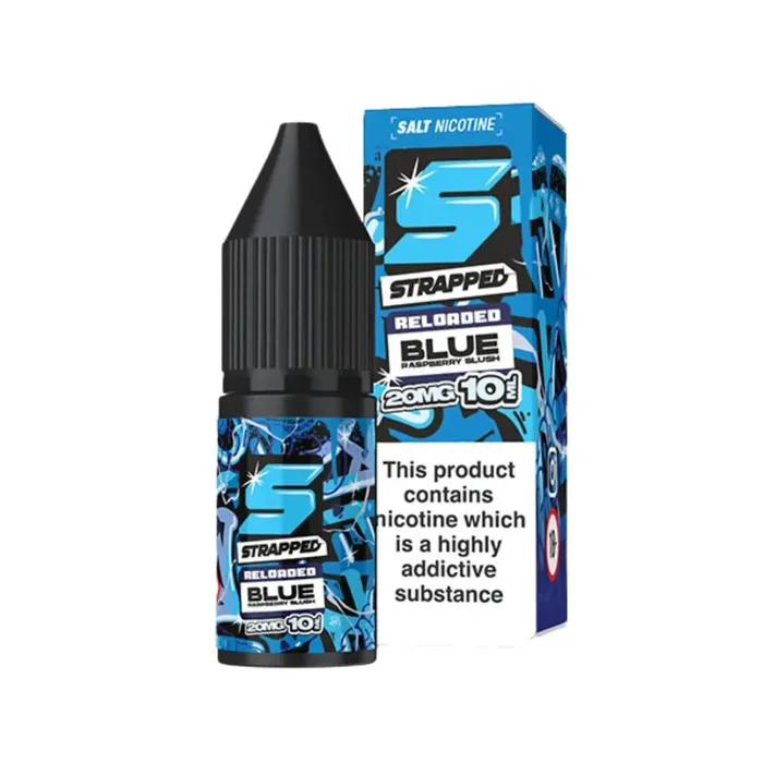 Strapped Reloaded Blue Raspberry Slush 10ml Nic Salt