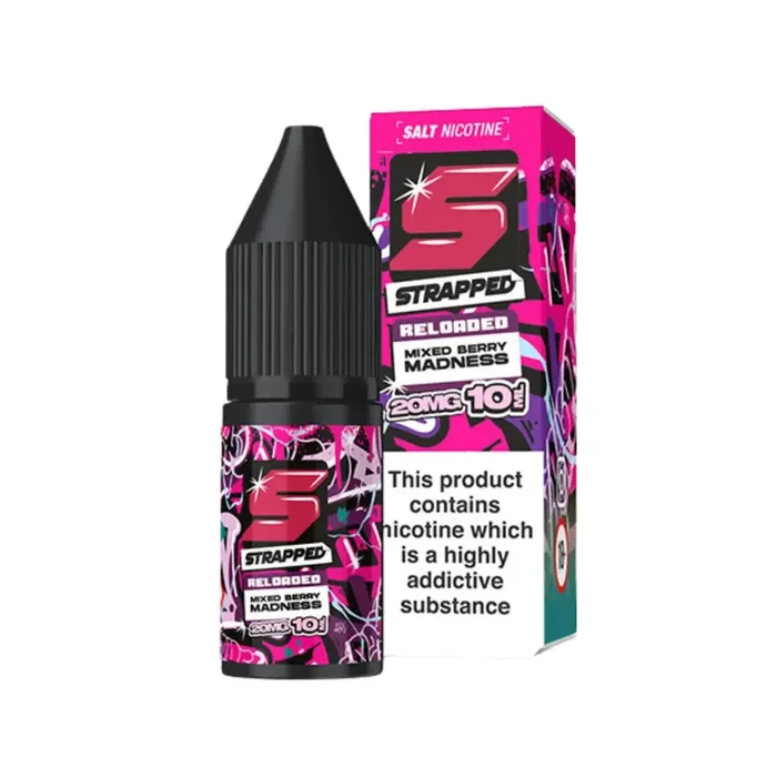 Strapped Reloaded Mixed Berry Madness 10ml Nic Salt