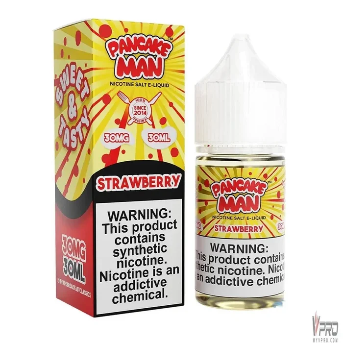 Strawberry – Pancake Man By Vape Breakfast Classics Salt 30mL