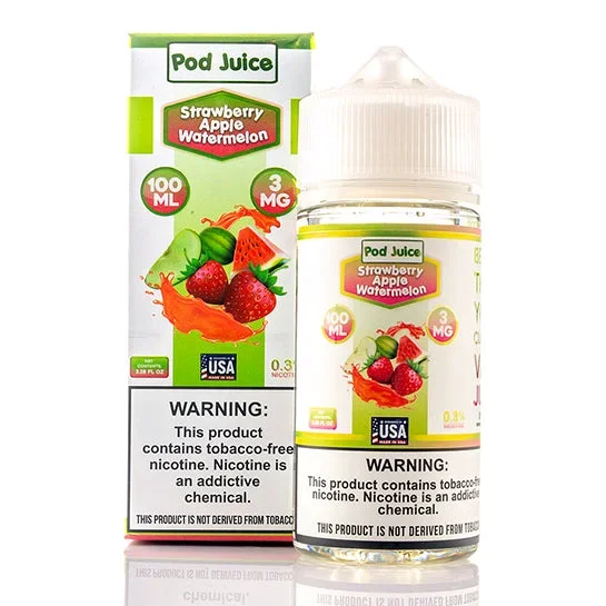 Strawberry Apple Watermelon – Pod Juice E-Liquid (100 ml)
