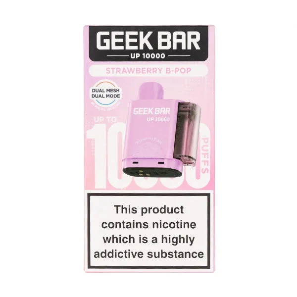 Strawberry B Pop UP 10000 Prefilled Pod + Refill by Geek Bar