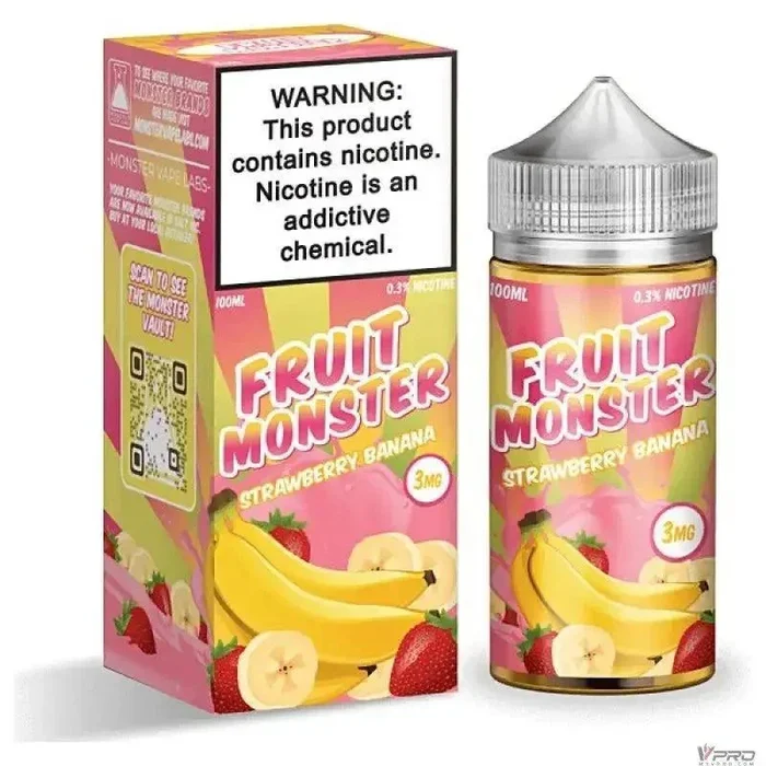 Strawberry Banana – Fruit Monster 100mL