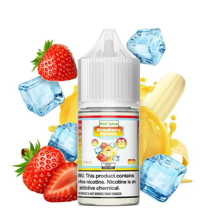 Strawberry Banana FREEZE SALT – Pod Juice – 30mL