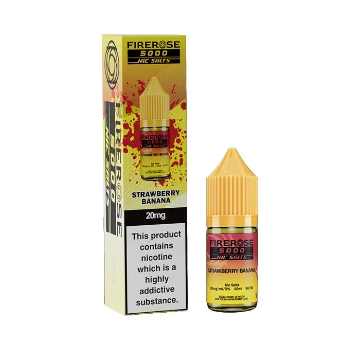 Strawberry Banana Nic Salt E-Liquid by Firerose 5000