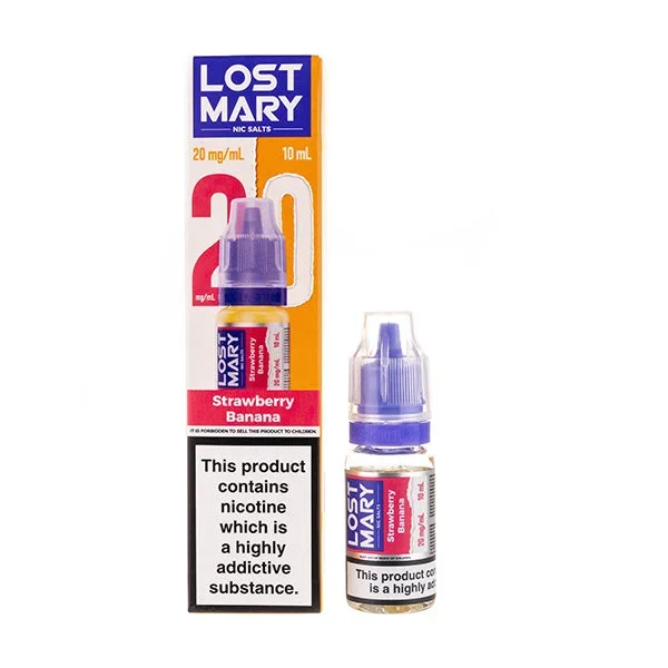 Strawberry Banana Nic Salt E-Liquid by Lost Mary