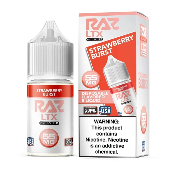 Strawberry Burst SALT – Pod Juice x RAZ LTX – 30mL