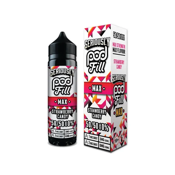 Strawberry Candy Shortfill E-Liquid by Doozy Podfill Max