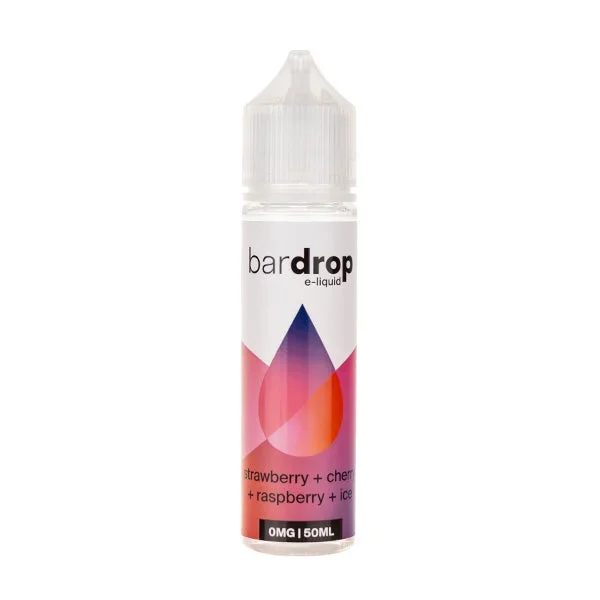 Strawberry Cherry Raspberry Ice 50ml (50/50) Shortfill E-Liquid by Bar Drop