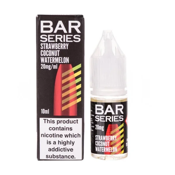Strawberry Coconut Watermelon Nic Salt E-Liquid by Bar Series