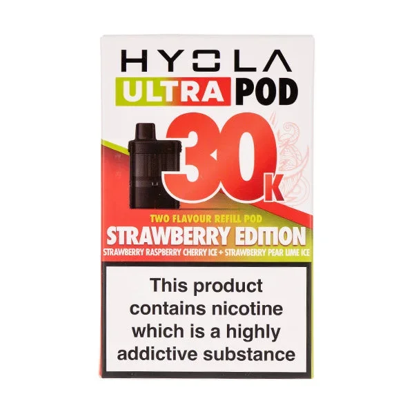 Strawberry Edition Ultra 30k Prefilled Pods by Hyola