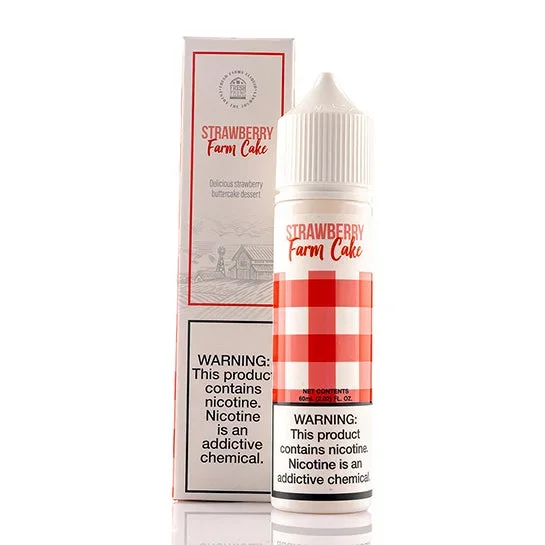 Strawberry Farm Cake – Fresh Farms E-Juice (60 ml)