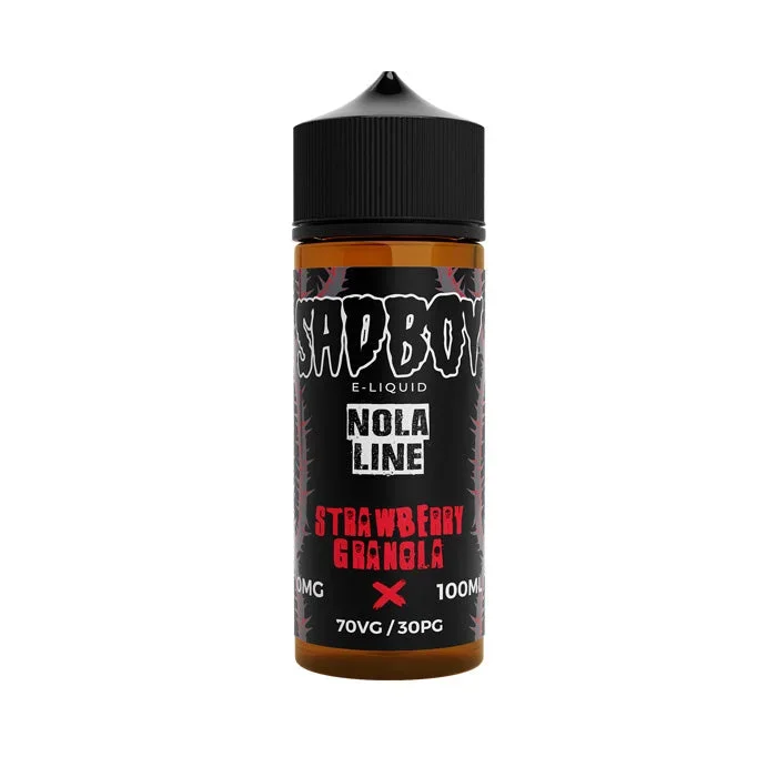 Strawberry Granola 100ml Shortfill E-Liquid by Sadboy