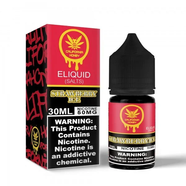 Strawberry Ice – California Honey Salt 30mL