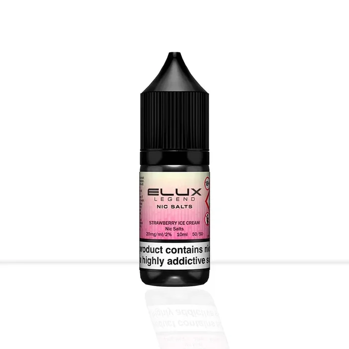 Strawberry Ice Cream Nic Salt E-Liquid Elux Legend