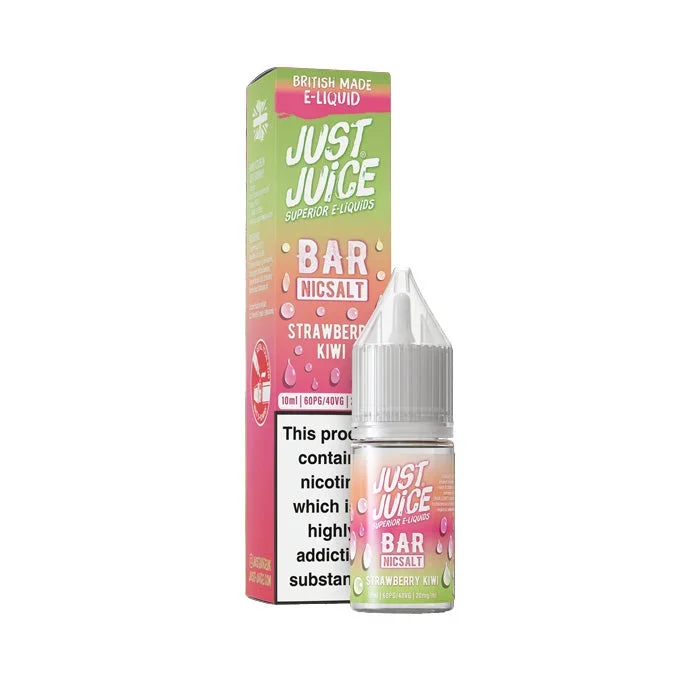 Strawberry Kiwi 10ml Nic Salt E-Liquid by Just Juice Bar Salt