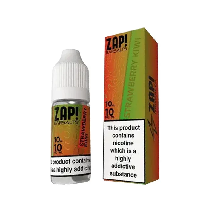 Strawberry Kiwi 10ml Nic Salt E-Liquid by Zap! Bar Salts