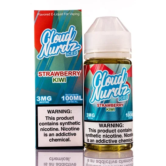 Strawberry Kiwi Iced – Cloud Nurdz E-Juice (100 ml)