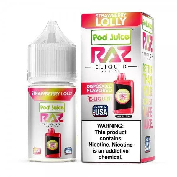 Strawberry Lolly – POD Juice x RAZ Salt 30mL