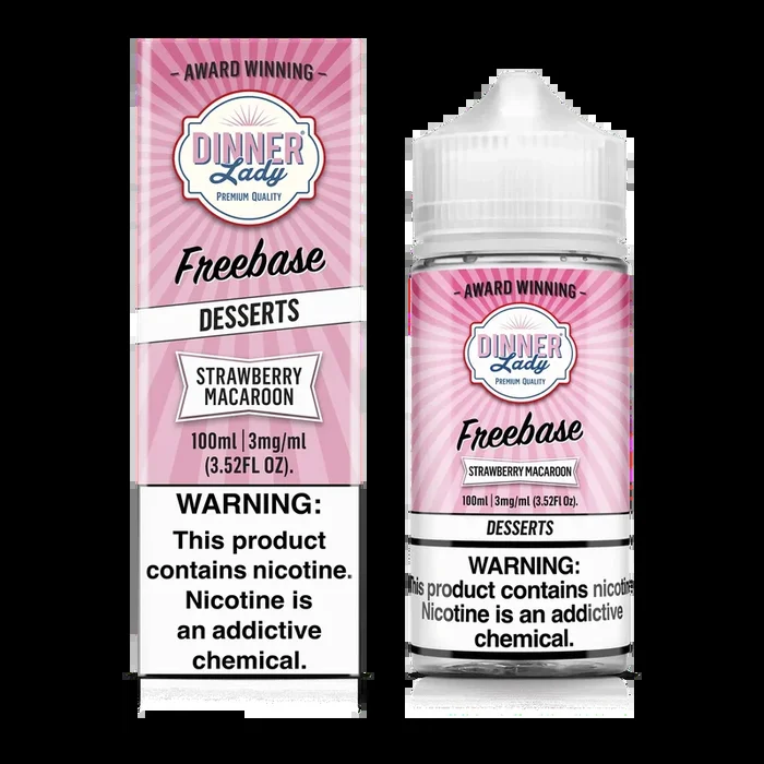 Strawberry Macaroon – Dinner Lady – 100mL