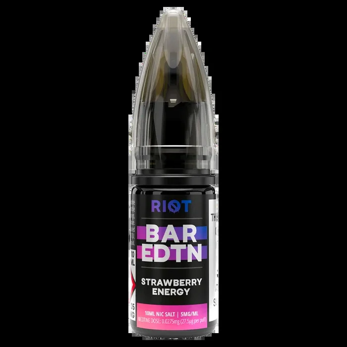 Strawberry Maxx Riot Bar EDTN Nic Salt 10ml