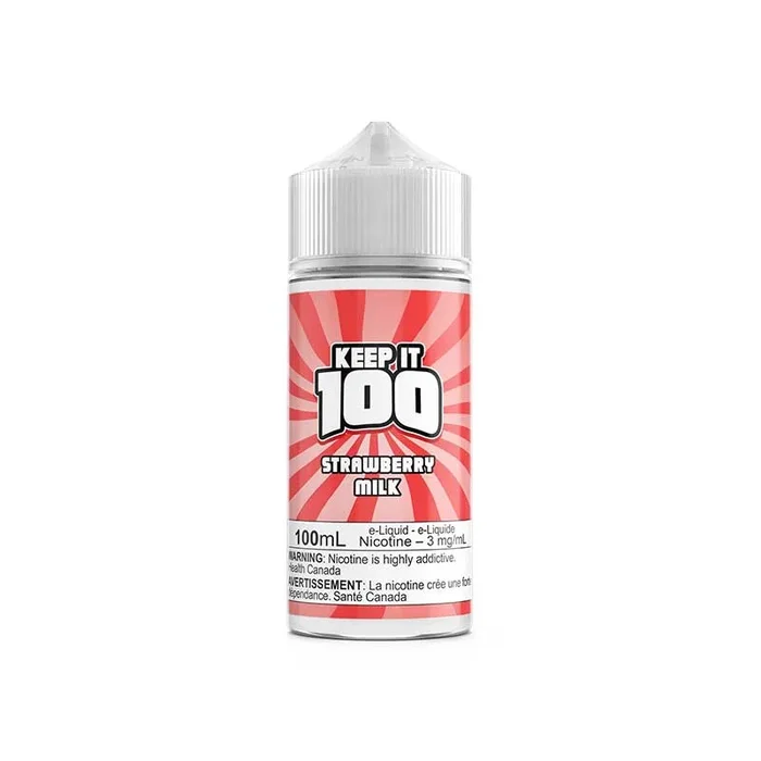 Strawberry Milk by Keep It 100 E-Juice 100mL (ON)