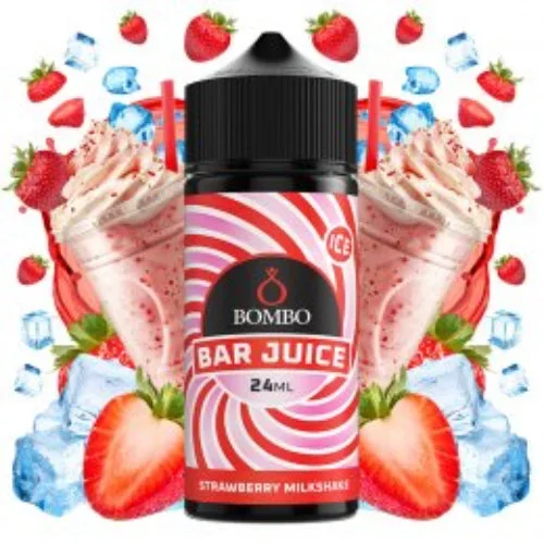 Strawberry Milkshake Ice 24ml (Longfill) (Bombo Bar Juice)